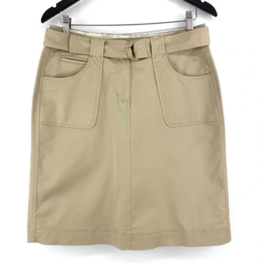 {Denver Hayes} Y2K Vintage High-Waisted Cotton Cargo Utility Skirt with POCKETS